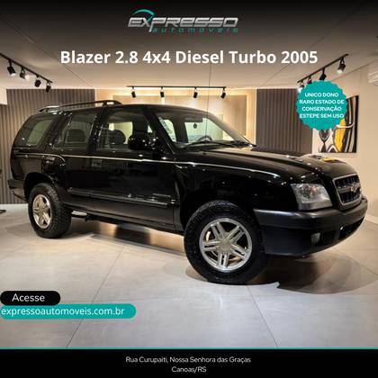 CHEVROLET BLAZER 2.8 EXECUTIVE 4X4 12V TURBO INTERCOOLER DIESEL 4P MANUAL CHEVROLET BLAZER 2.8 EXECUTIVE 4X4 12V TURBO INTERCOOLER DIESEL 4P MANUAL